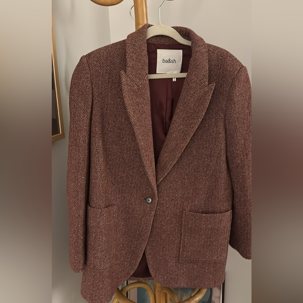 Ba&sh Herringbone Jacket